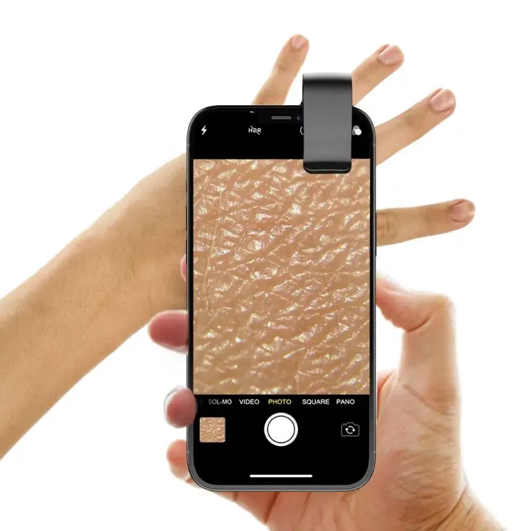 Компактный микроскоп для телефона. Черный и белые опт.