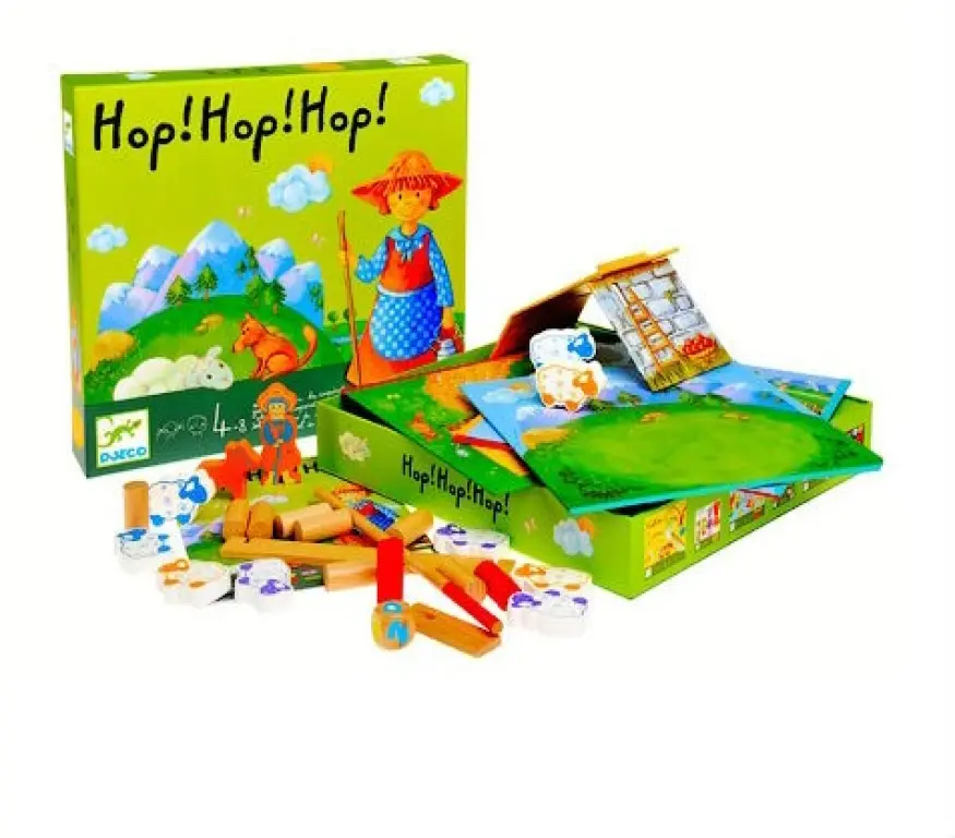 Настольная игра «Хоп, хоп, хоп!». Оптом.